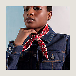 Brides de Gala pleated bandana 55 | Hermès USA Brides de Gala pleated bandana 55 | Hermès USA
